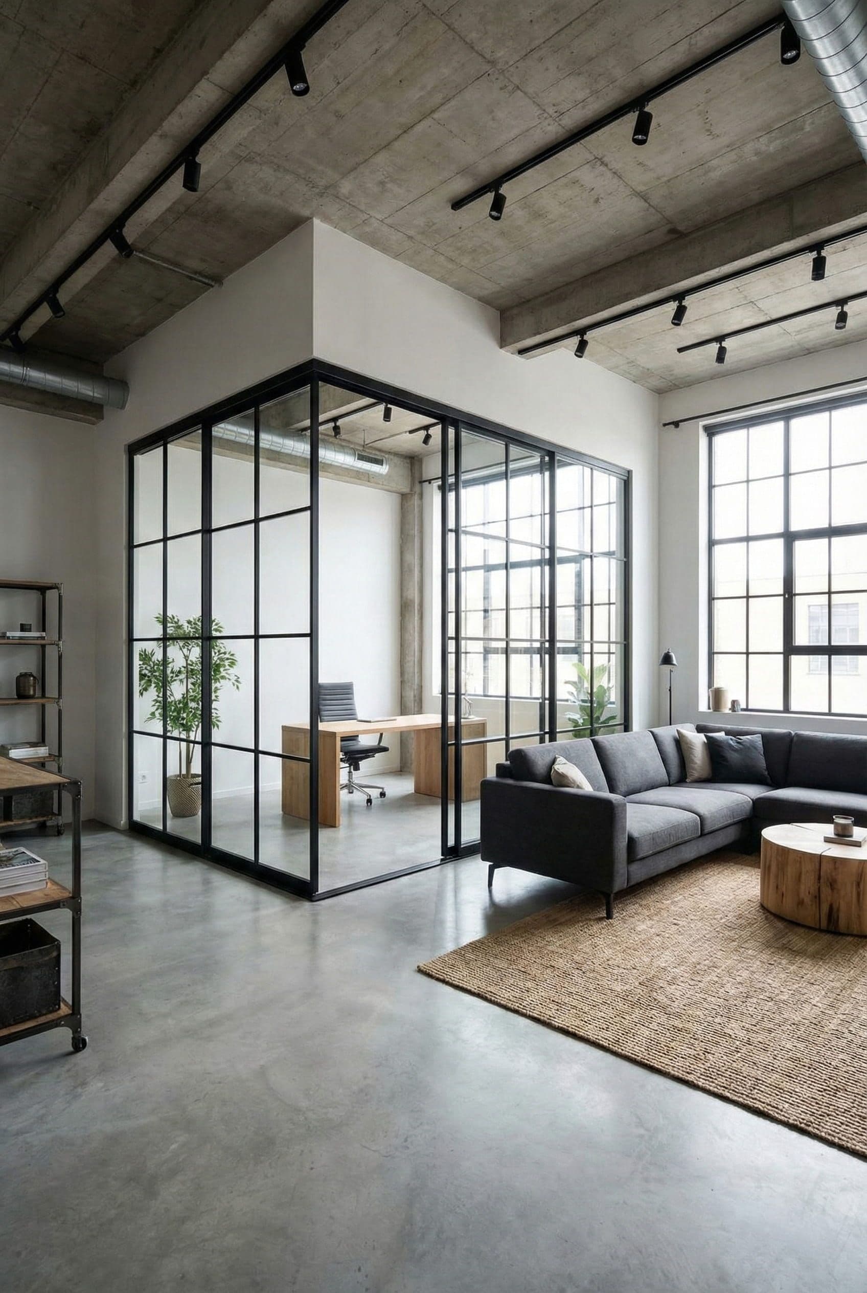 Abtrennung Arbeitszimmer
