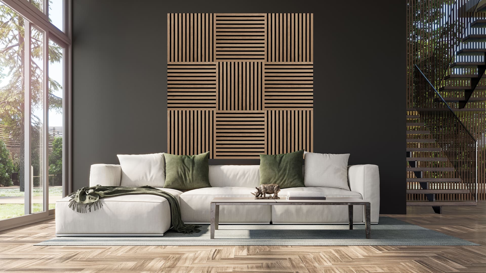 bild von Akustik Paneel Quadrat (2er Set)