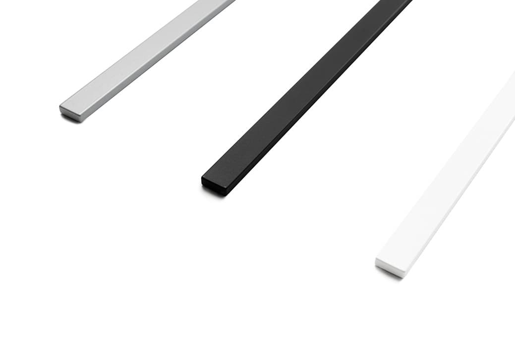 bild von Schiebetür Stabgriff flach (4 mm) zum Aufkleben