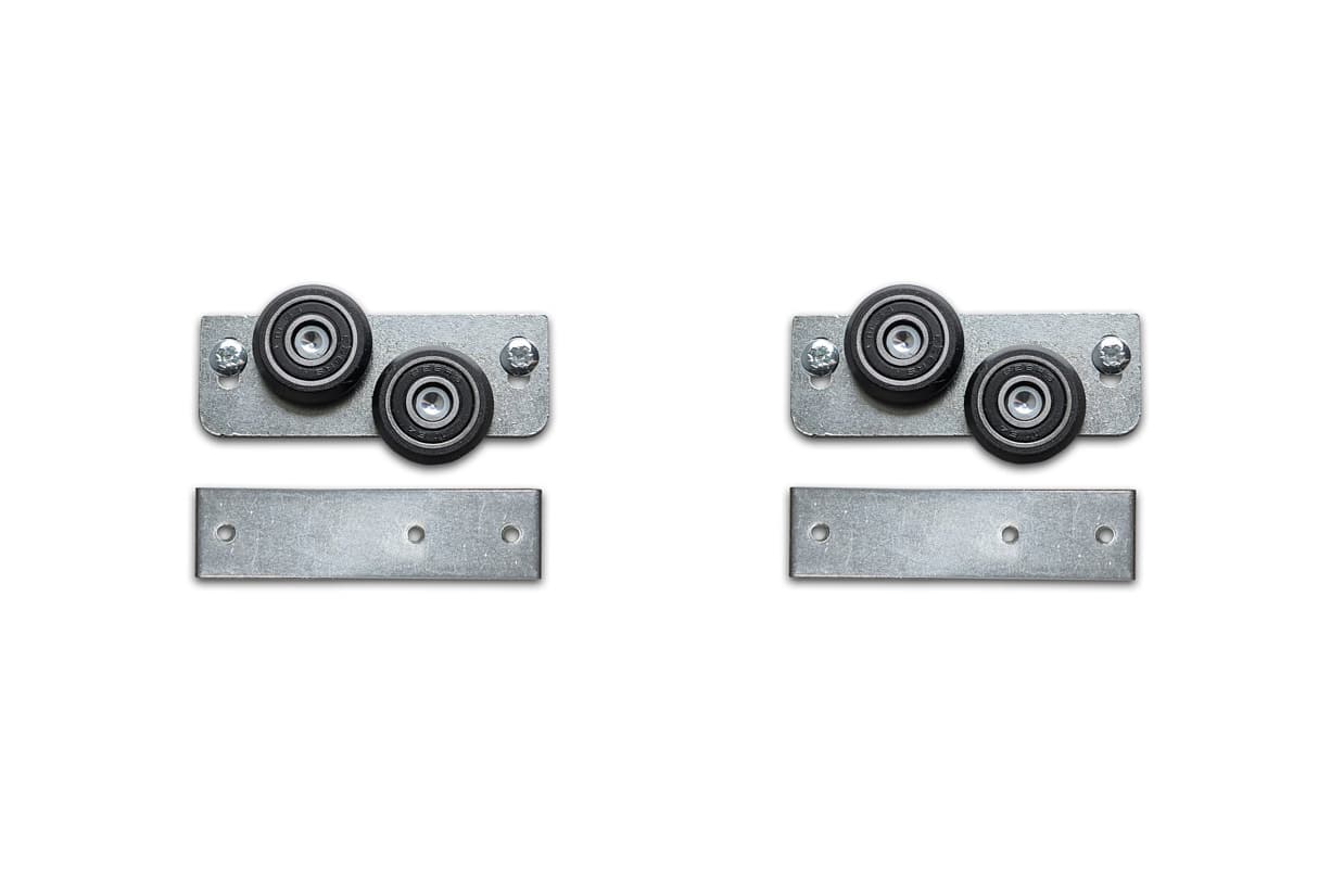bild von Führungsrolle oben mit Fixierplatte für 19mm Profile