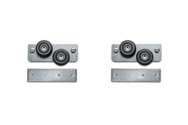 Bild von Führungsrolle oben mit Fixierplatte für 19mm Profile