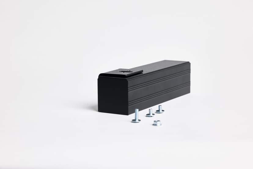 Bild von Seitliche Blende inkl. Stopper schwarz rau