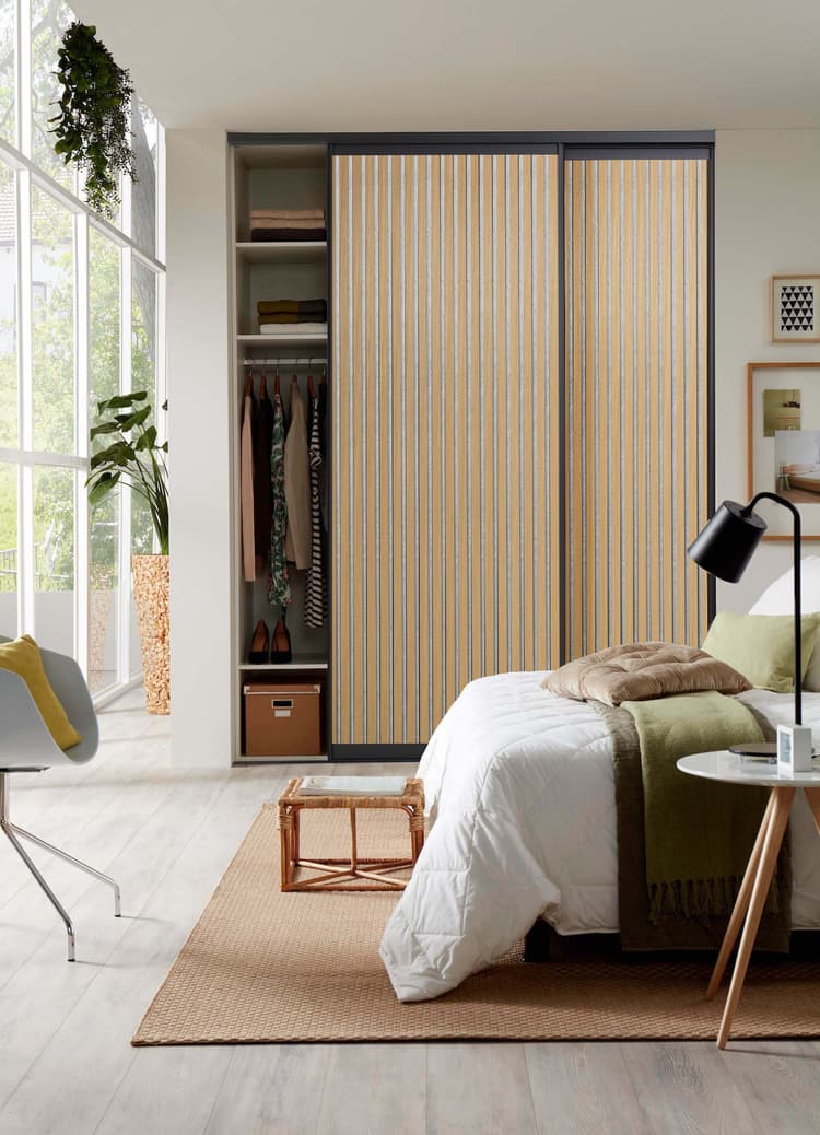 Bild von BS Komplett Rahmentyp E Lamellenschiebetüren