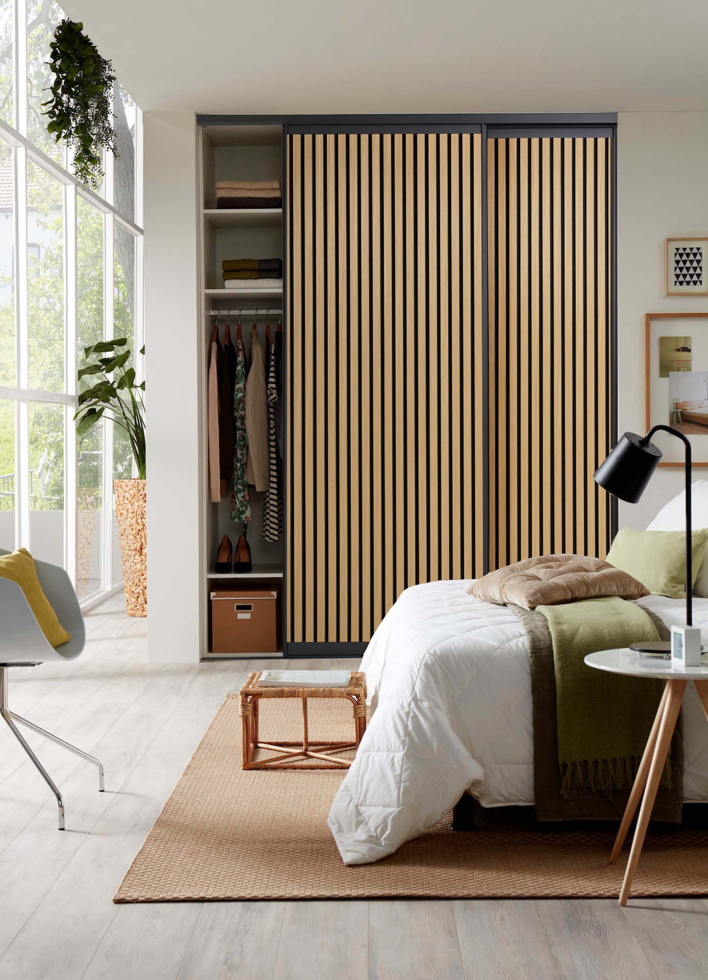 bild von BS Komplett Rahmentyp E Lamellenschiebetüren