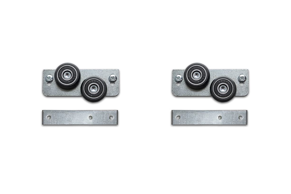 bild von Führungsrolle oben mit Fixierplatte für 10mm Profile