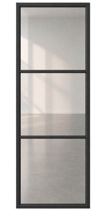 Einflügelige Loft-Tür aus Stahl