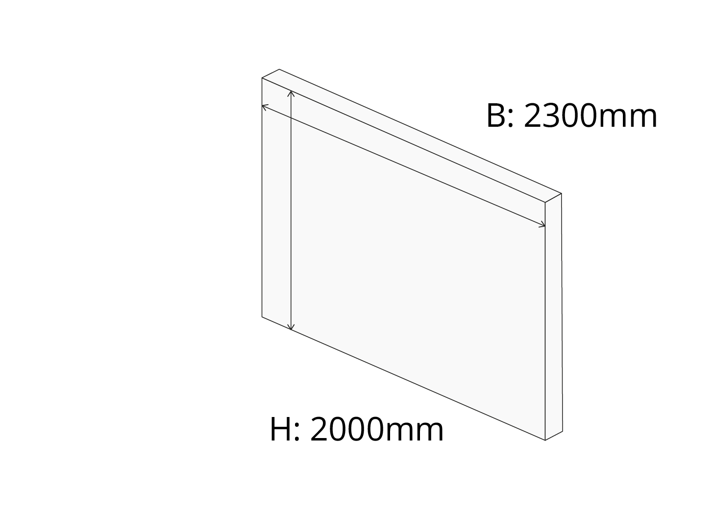 Eingabebeispiel für Einbauschrank