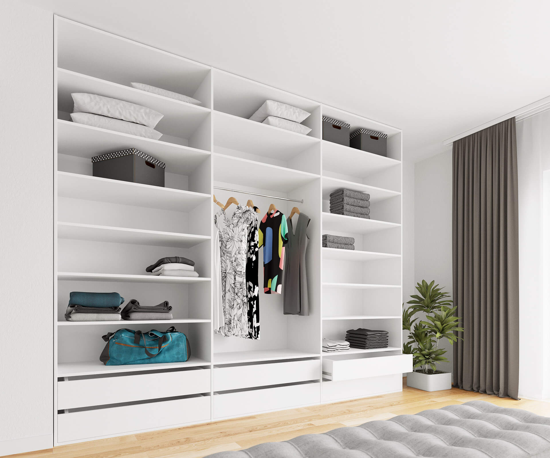 Einbauschrank Schlafzimmerschrank auf Maß von hibitaro