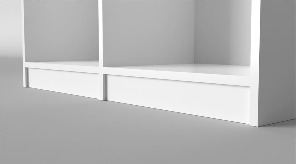 Schrank mit Sockel von hibitaro Seitenansicht