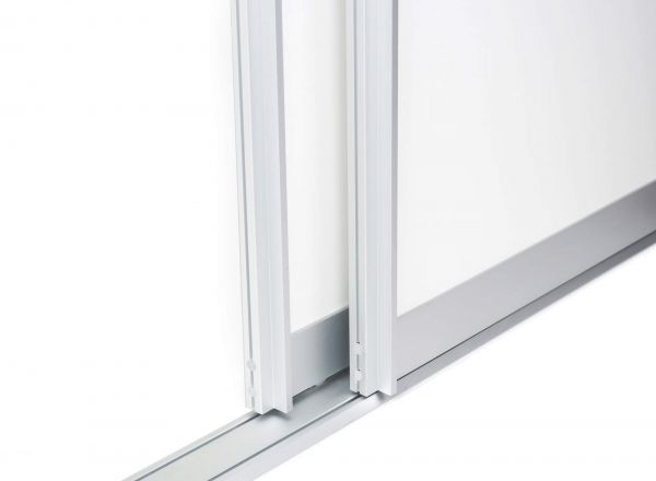BS-Komfort mit Rahmentyp B | Aluminium-Schiebetür-Bausatz Bodensystem für Schrank-/Nischen-Türen