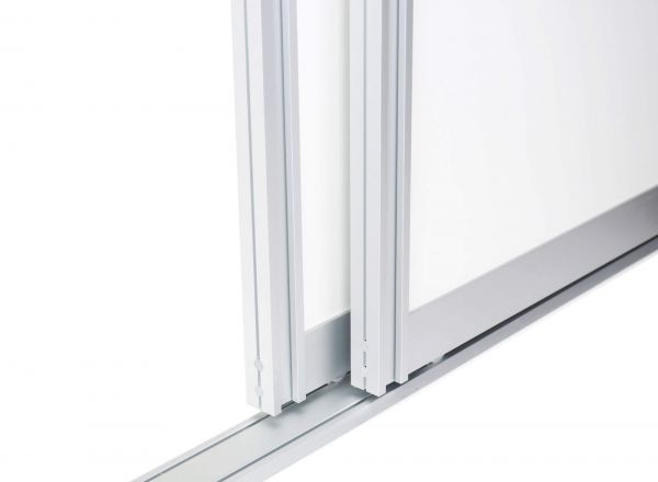 BS-Komfort mit Rahmentyp A|Aluminium-Schiebetür-Bausatz Bodensystem für Schranktüren/Raumteiler