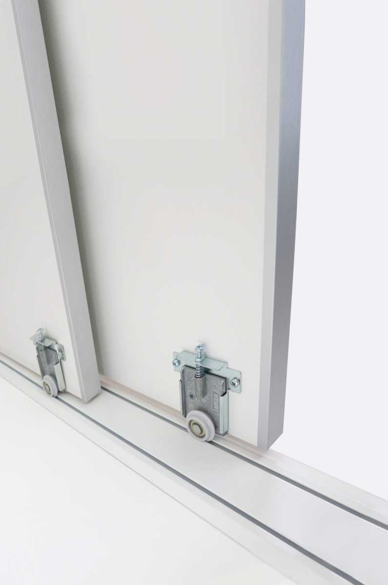SchiebetürBausatz Bodensystem Standard Weiß Matt hibitaro