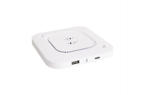 Wireless Charger Schreibtisch Weiß